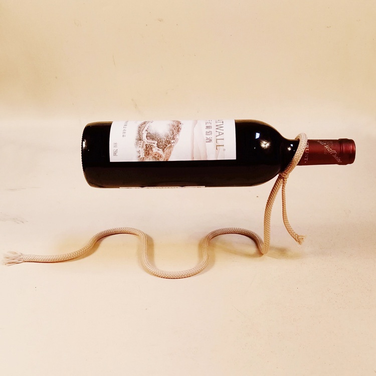 Birthday,Friendship Gifts,Father's Day,Anniversary,Magic Suspended Rope Wine Rack - Creative Snake Wine Rack